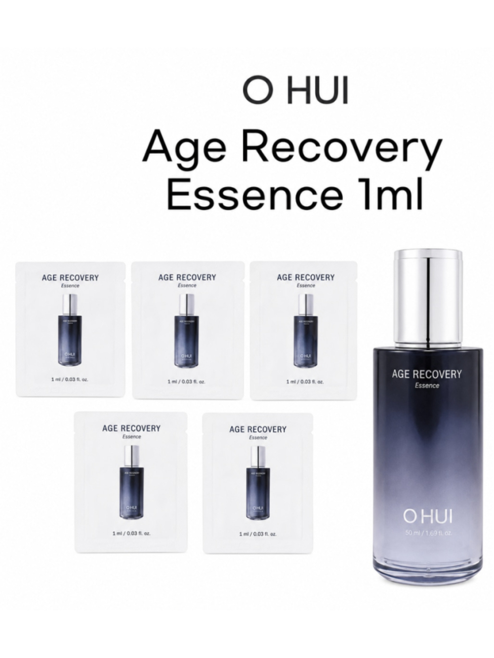 O HUI Age Recovery Essence 1ml x 30pcs Anti-Wrinkle New version OHUI